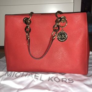 Michael Kors, Cynthia Medium Saffiano Leather Bag